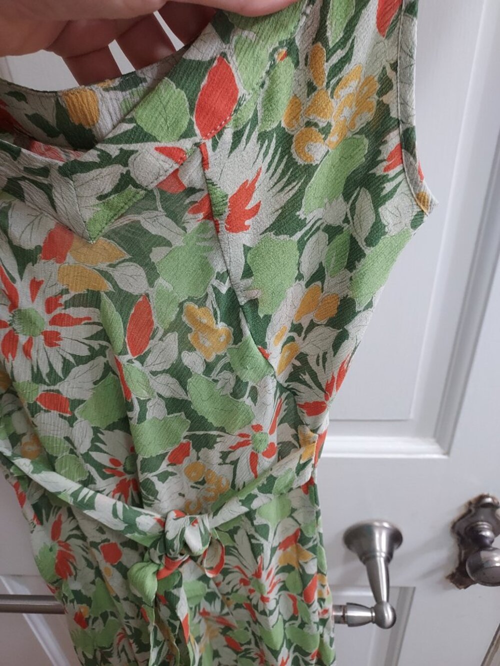 Realisation Par Lila Green Meadow Maxi Floral Sleeveless Scoop Neck Dress - Picture 9 of 10